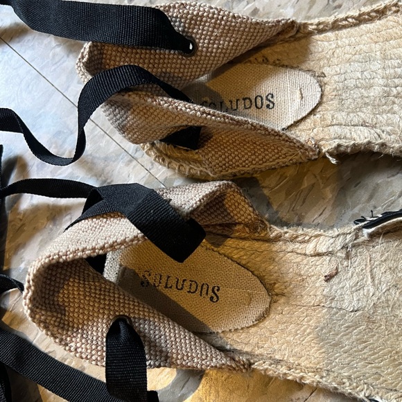 Soludos Espadrille Flat Sandals - Classic Ankle Wrap - Picture 6 of 8